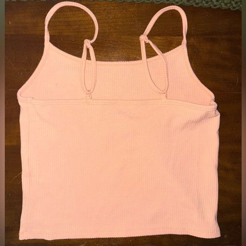Peach Ribbed Top - Picture 3 of 3